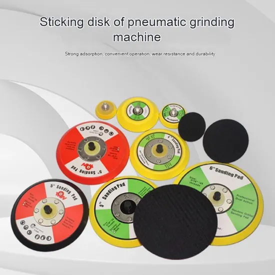 Tampon de disque de support de ponçage abrasif de 125 mm