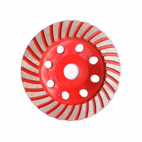 Meule diamantée Turbo de 5 pouces pour le béton