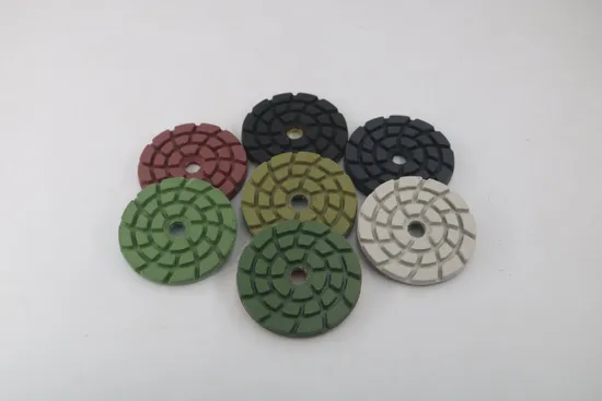 Tampon de polissage/outil diamanté/marbre de granit humide polissage en 7 étapes pour l'abrasion du béton