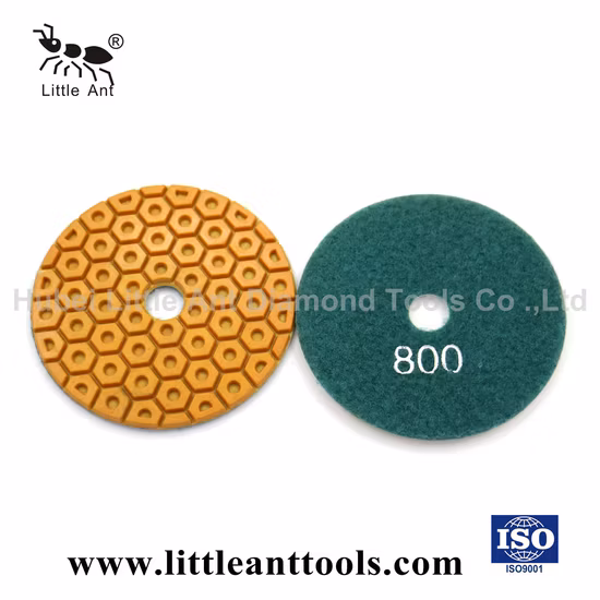 Tampon de polissage en résine humide diamant 100 mm pour granit et marbre