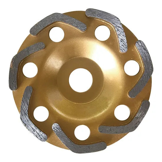 Meule diamantée pour le meulage du béton/asphalte/pierre/marbre/granit, polissage/meulage